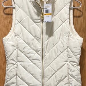 Michael Kors Bone Quilted Vest